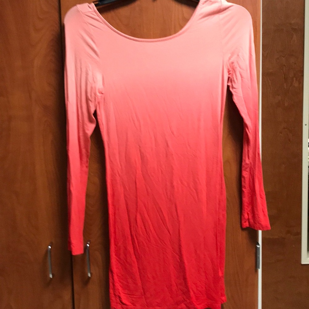 Ombré bodycon dress